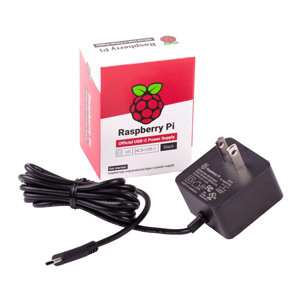 Raspberry Pi 15W Power Supply, US